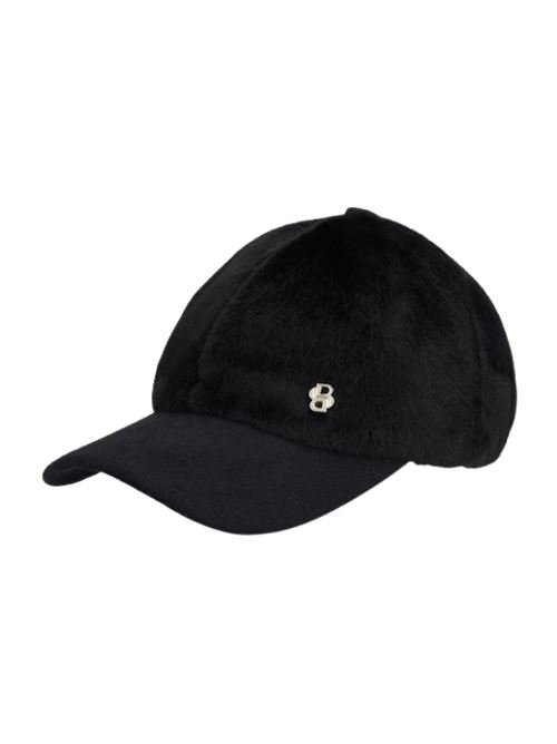 Cappello in pelliccia con visiera nero Hugo Boss | 50550624001